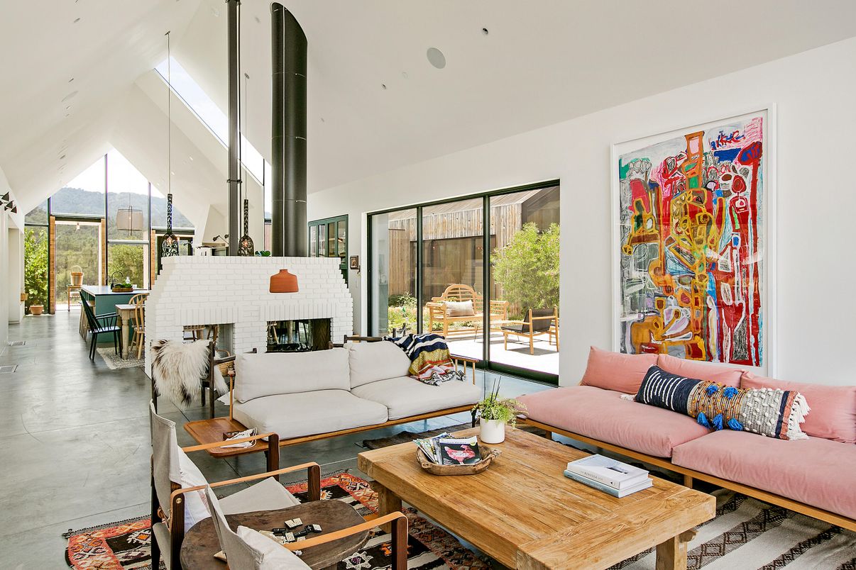 Fireplace, Interior, Living room