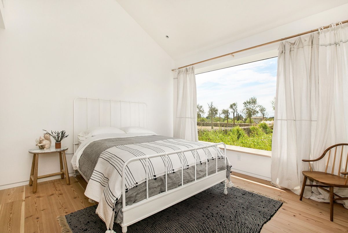 Bedroom, Interior, Wood Texture Flooring