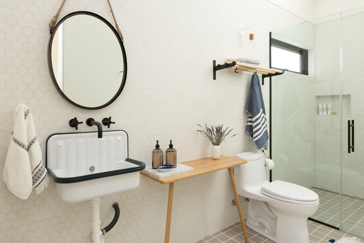 Bathroom, Glass Shower, Interior