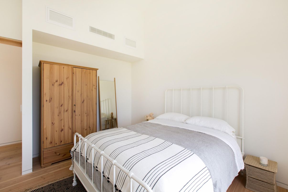 Bedroom, Interior, Wood Texture Flooring