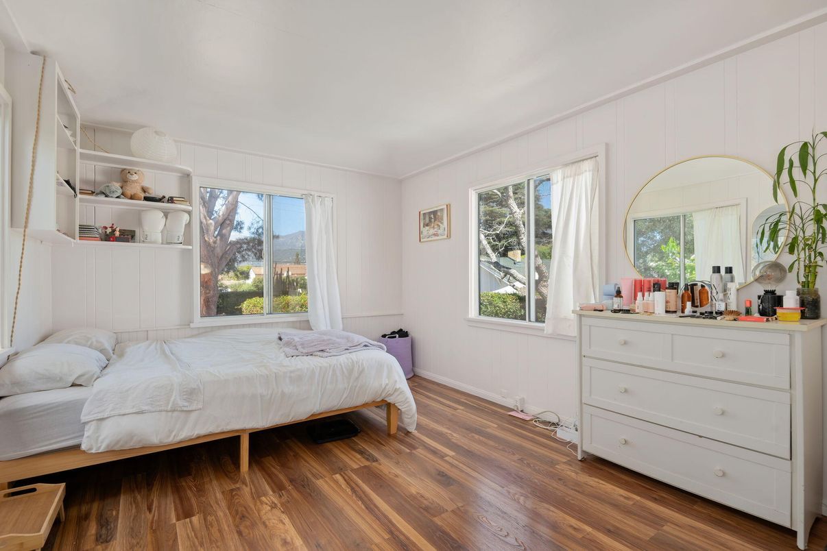 Bedroom, Interior, Wood Texture Flooring