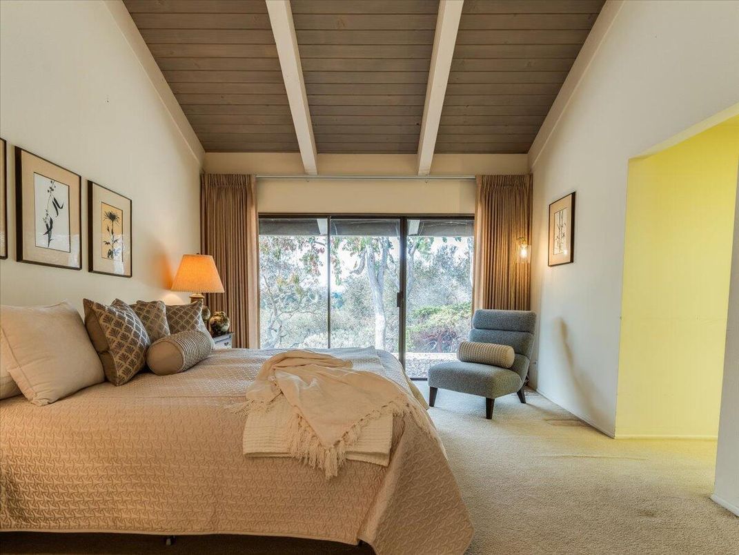 Bedroom, Interior, Wooden Ceilings