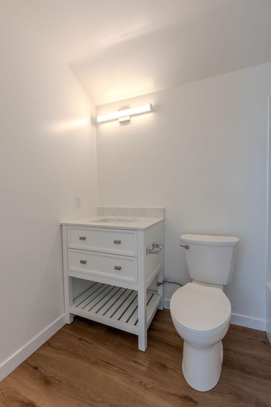 Bathroom, Interior, Wood Texture Flooring