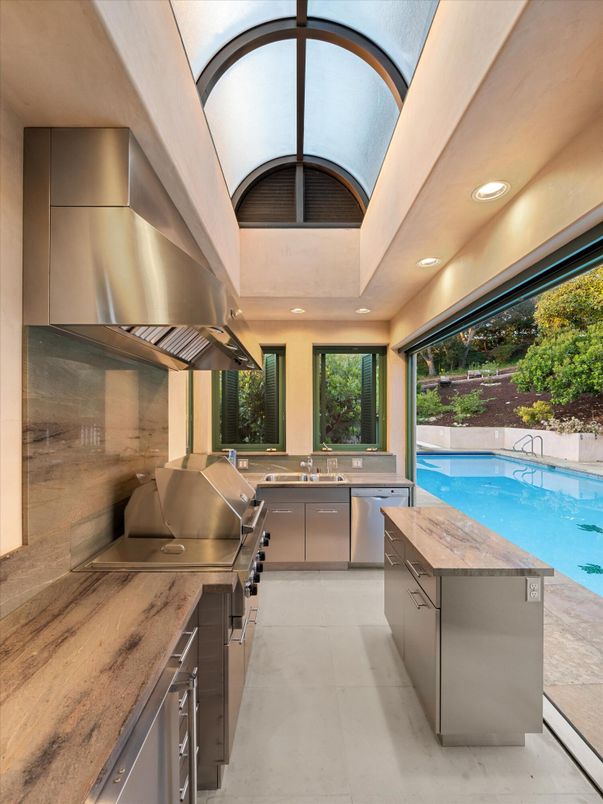 Exterior, Interior, Pool, Recessed Lighting, Stainless Steel Appliances