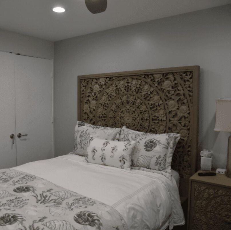 Bedroom, Interior, Recessed Lighting