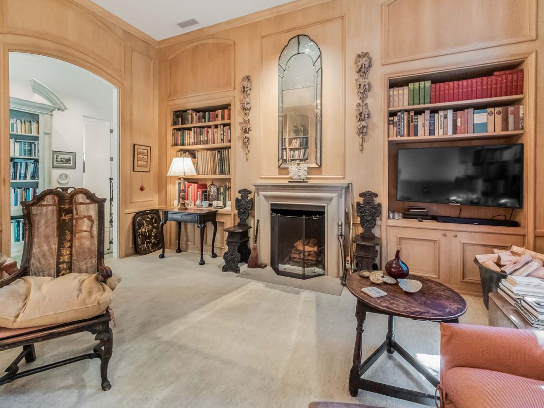 Fireplace, Interior, Wooden Walls