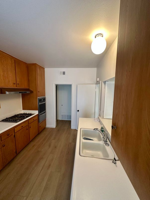 Interior, Kitchen, Wood Texture Flooring