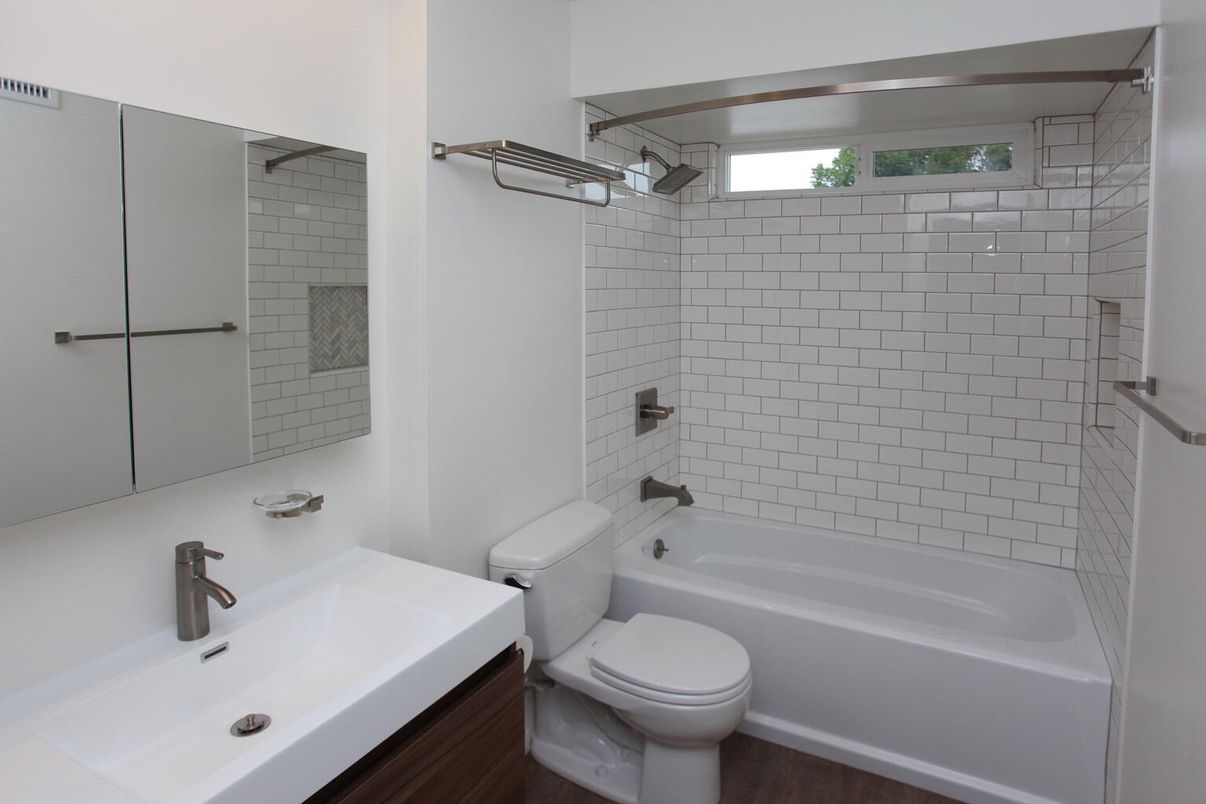 Bathroom, Interior, Wood Texture Flooring