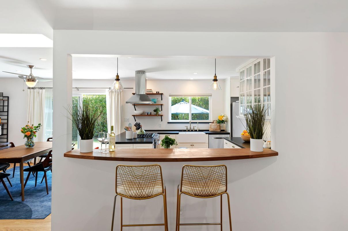 Dining room, Interior, Kitchen, Pendant Lights, Recessed Lighting