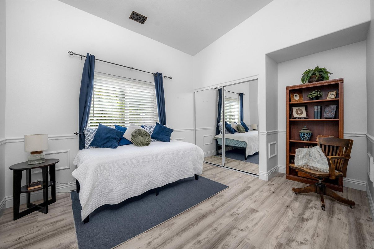 Bedroom, Interior, Wood Texture Flooring