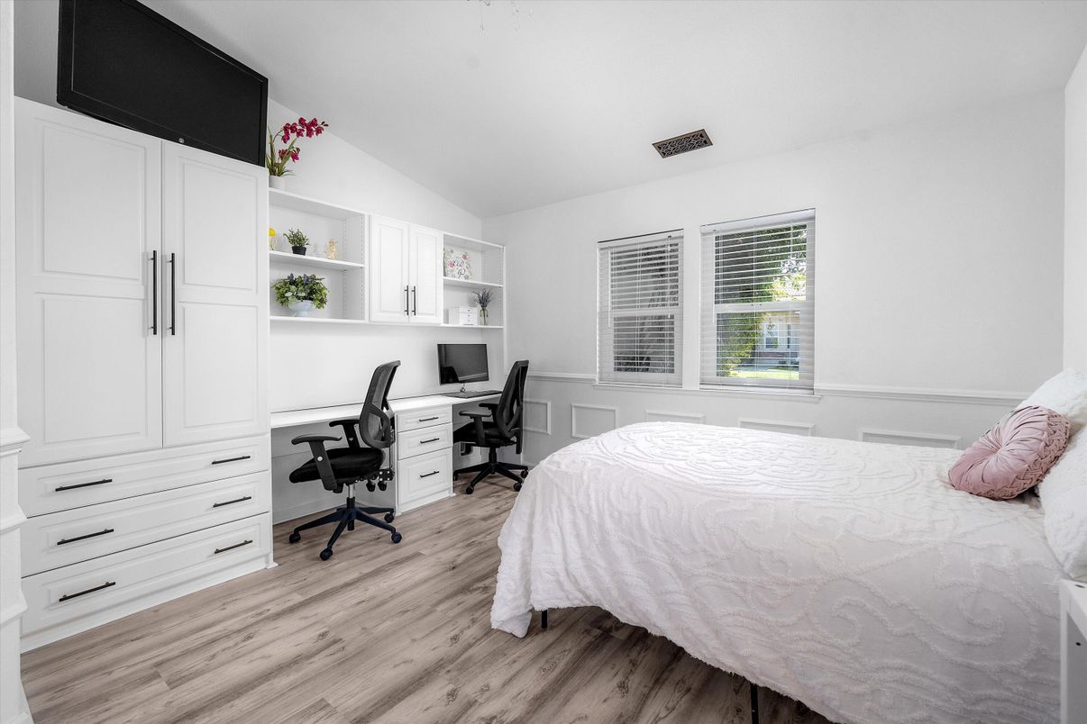 Bedroom, Home Office, Interior, Wood Texture Flooring