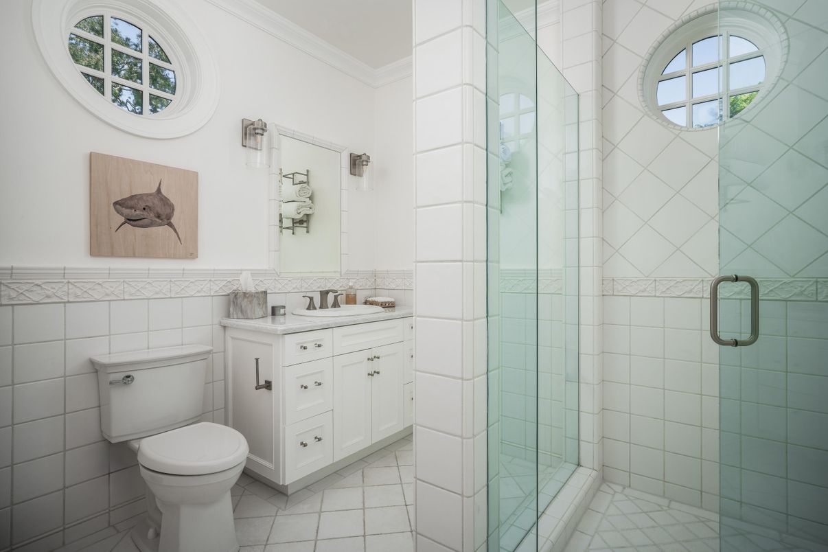 Bathroom, Glass Shower, Interior