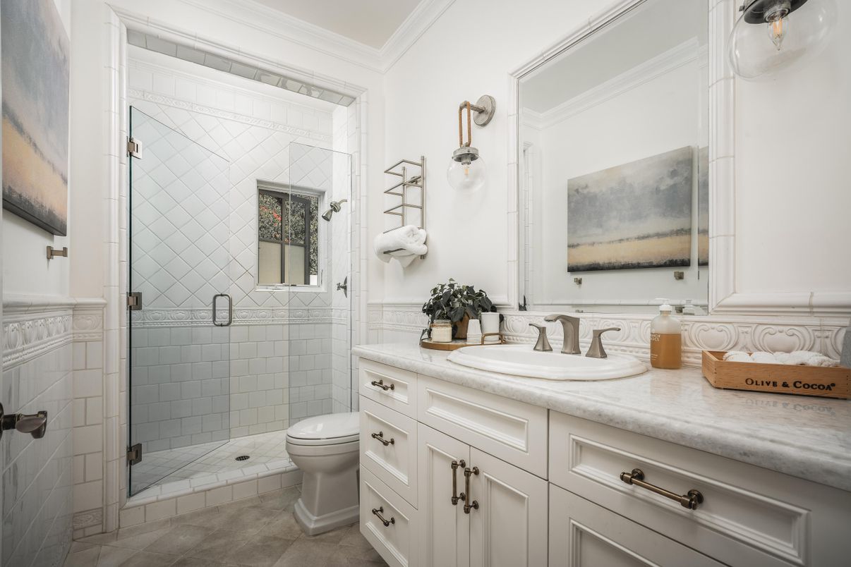 Bathroom, Glass Shower, Interior