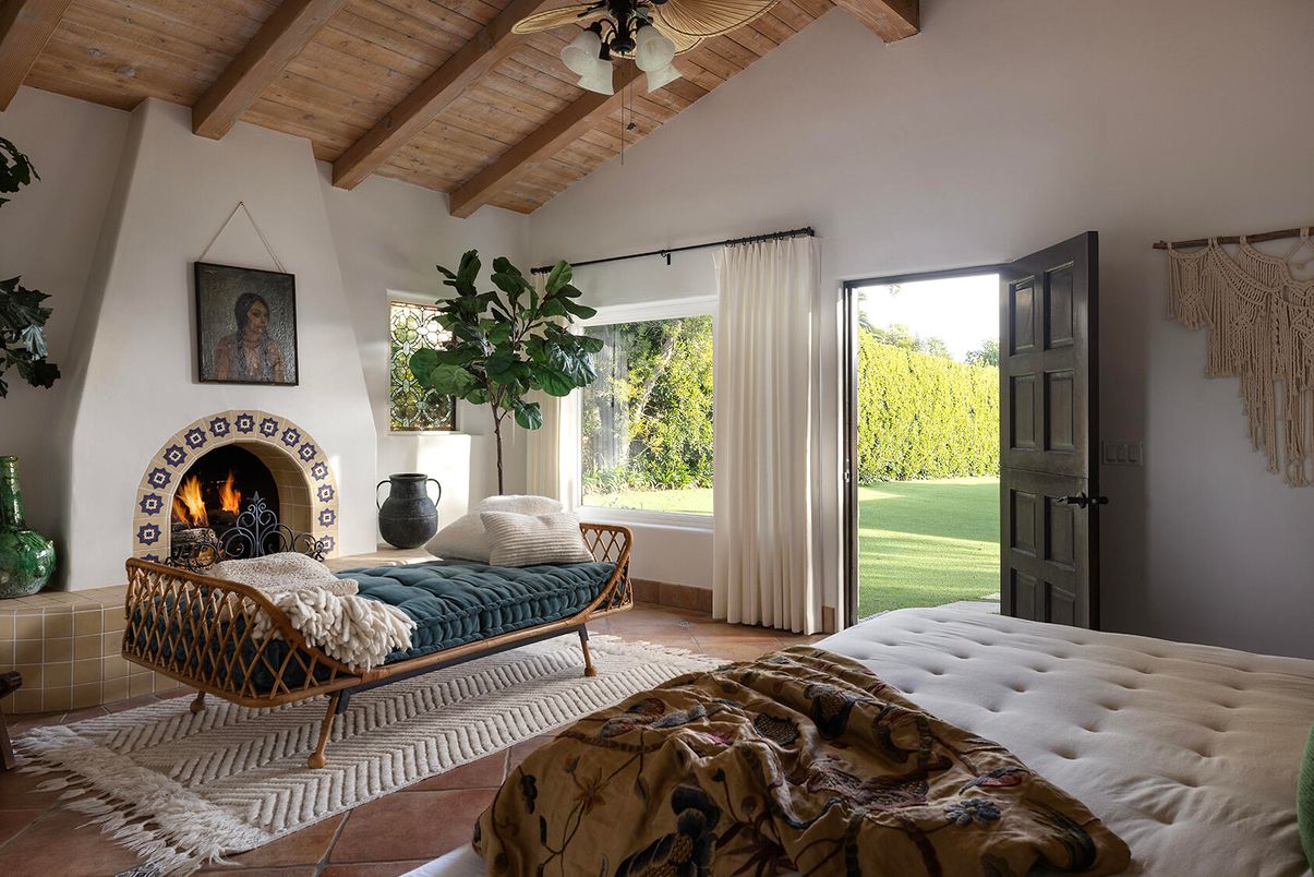Fireplace, Interior, Wooden Beams, Wooden Ceilings