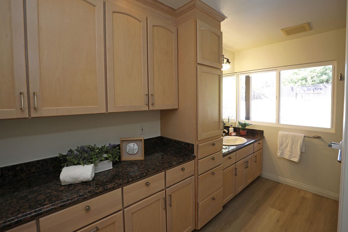 Bathroom, Interior, Wood Texture Flooring