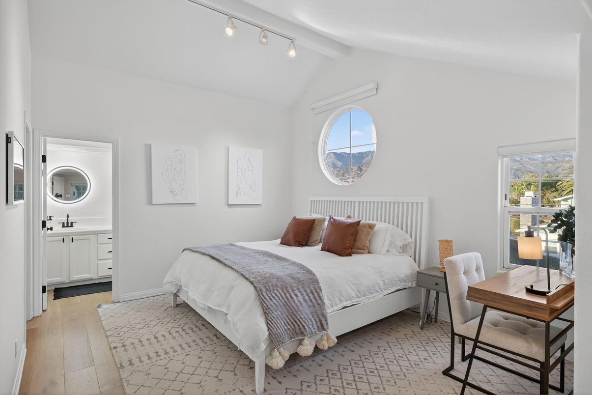 Bedroom, Interior, Wood Texture Flooring