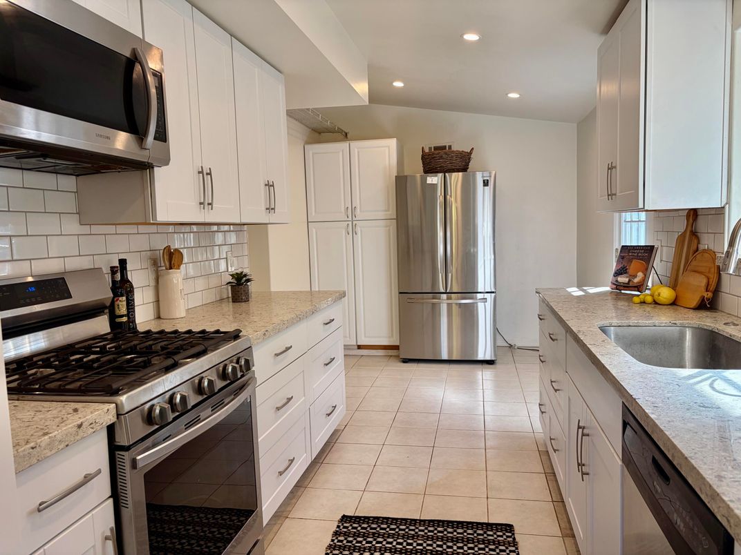 Interior, Kitchen, Recessed Lighting, Stainless Steel Appliances