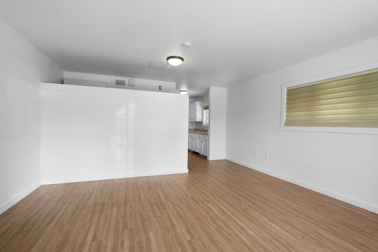 Empty room, Interior, Kitchen, Wood Texture Flooring