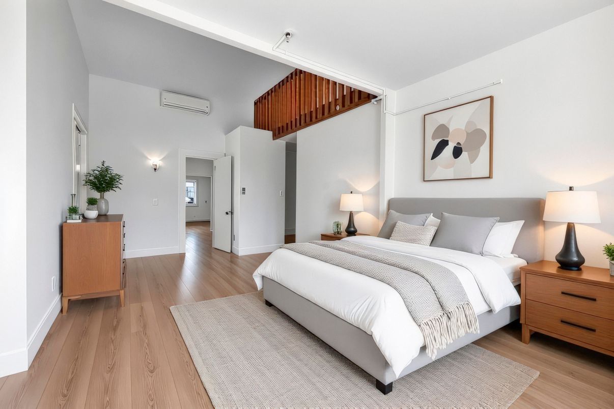 Bedroom, Interior, Wood Texture Flooring