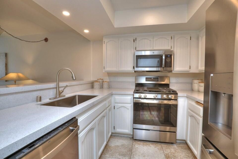 Interior, Kitchen, Recessed Lighting, Stainless Steel Appliances