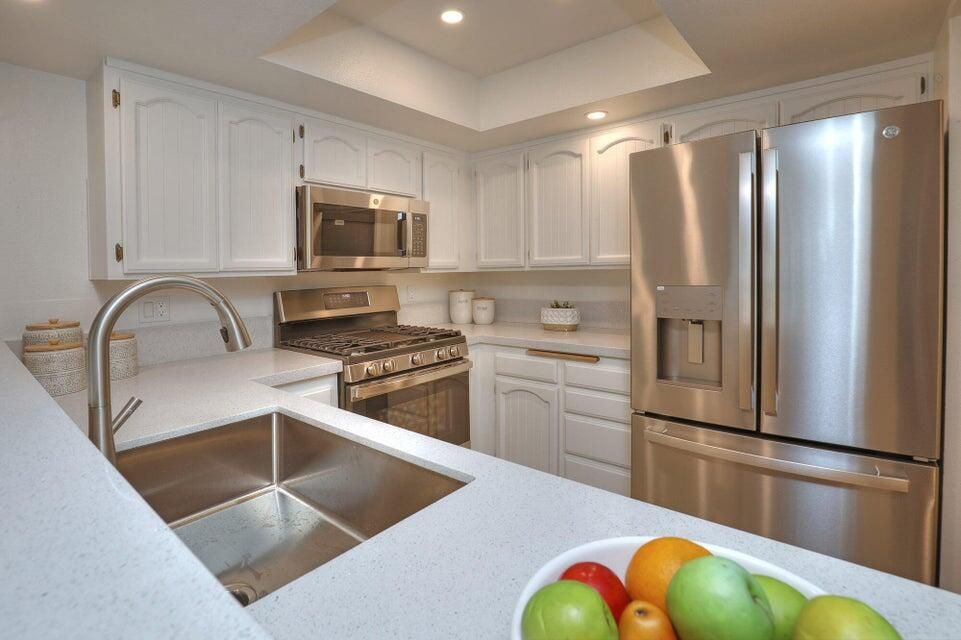 Interior, Kitchen, Recessed Lighting, Stainless Steel Appliances
