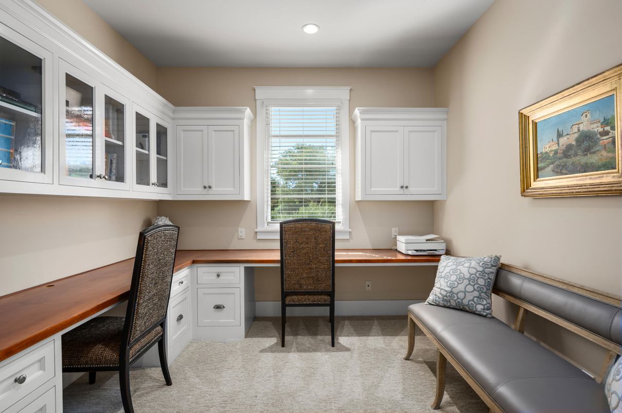 Home Office, Interior, Recessed Lighting