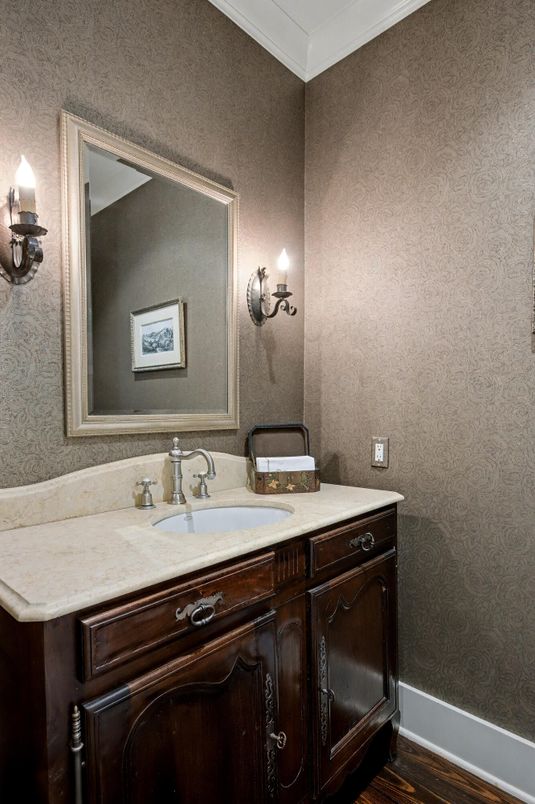 Bathroom, Interior, Wood Texture Flooring