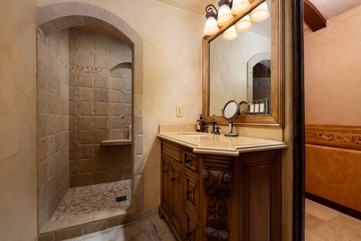 Bathroom, Interior, Stone Walls