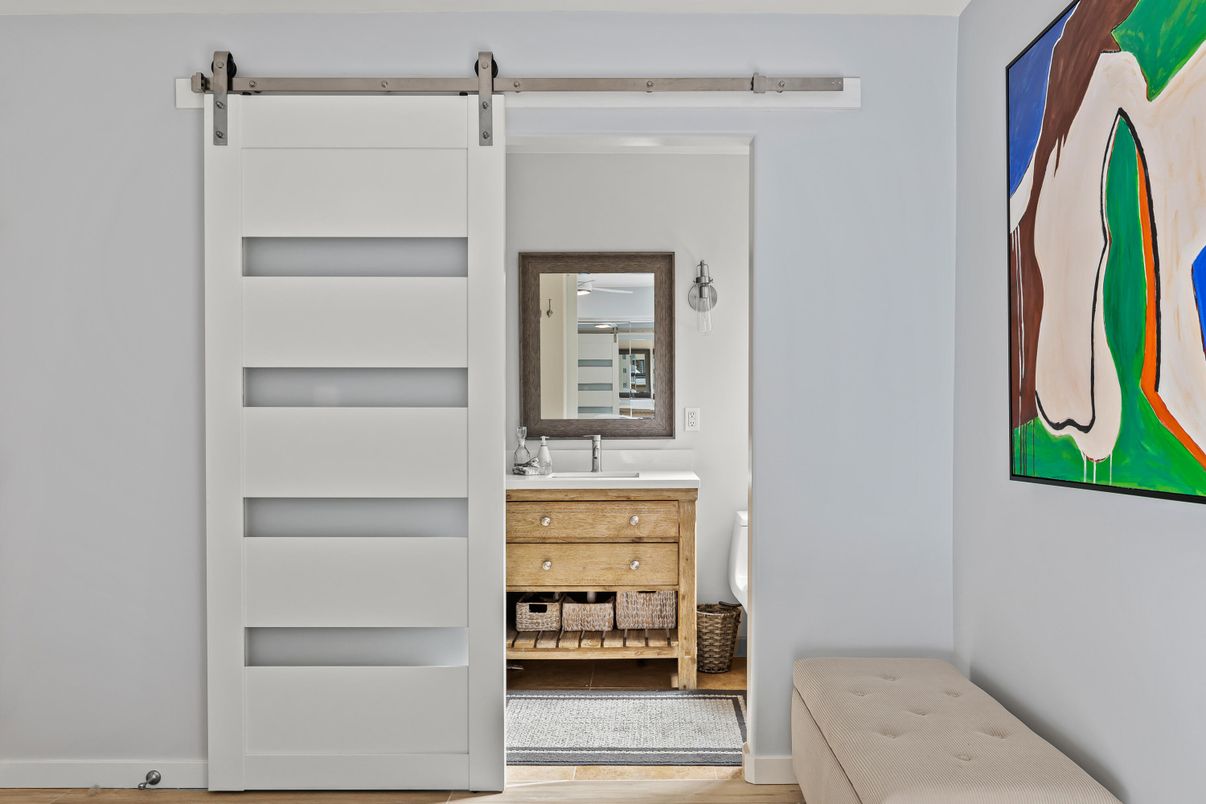 Bathroom, Interior, Wood Texture Flooring