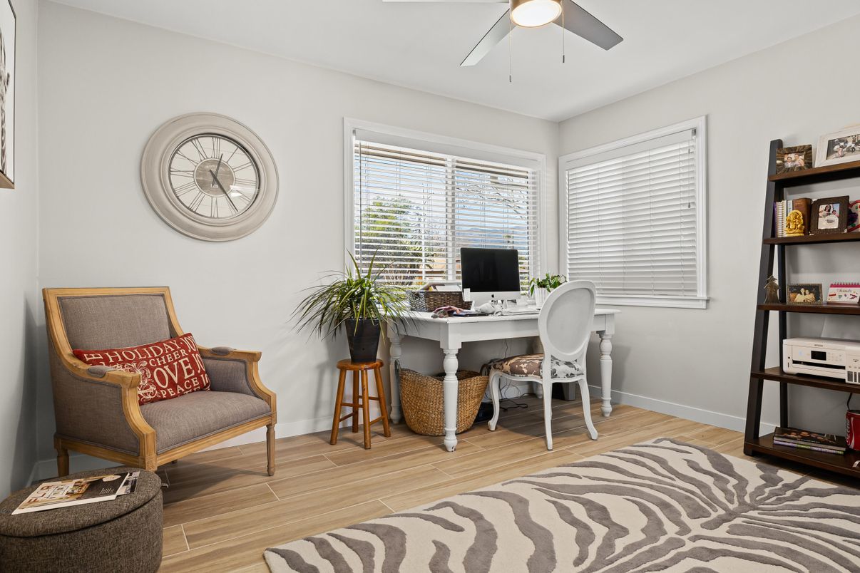 Home Office, Interior, Wood Texture Flooring