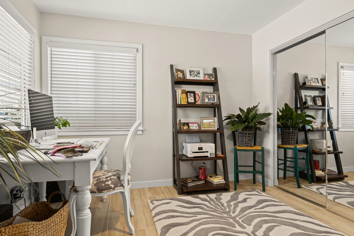 Home Office, Interior, Wood Texture Flooring