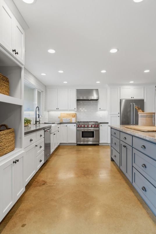 Interior, Kitchen, Recessed Lighting, Stainless Steel Appliances