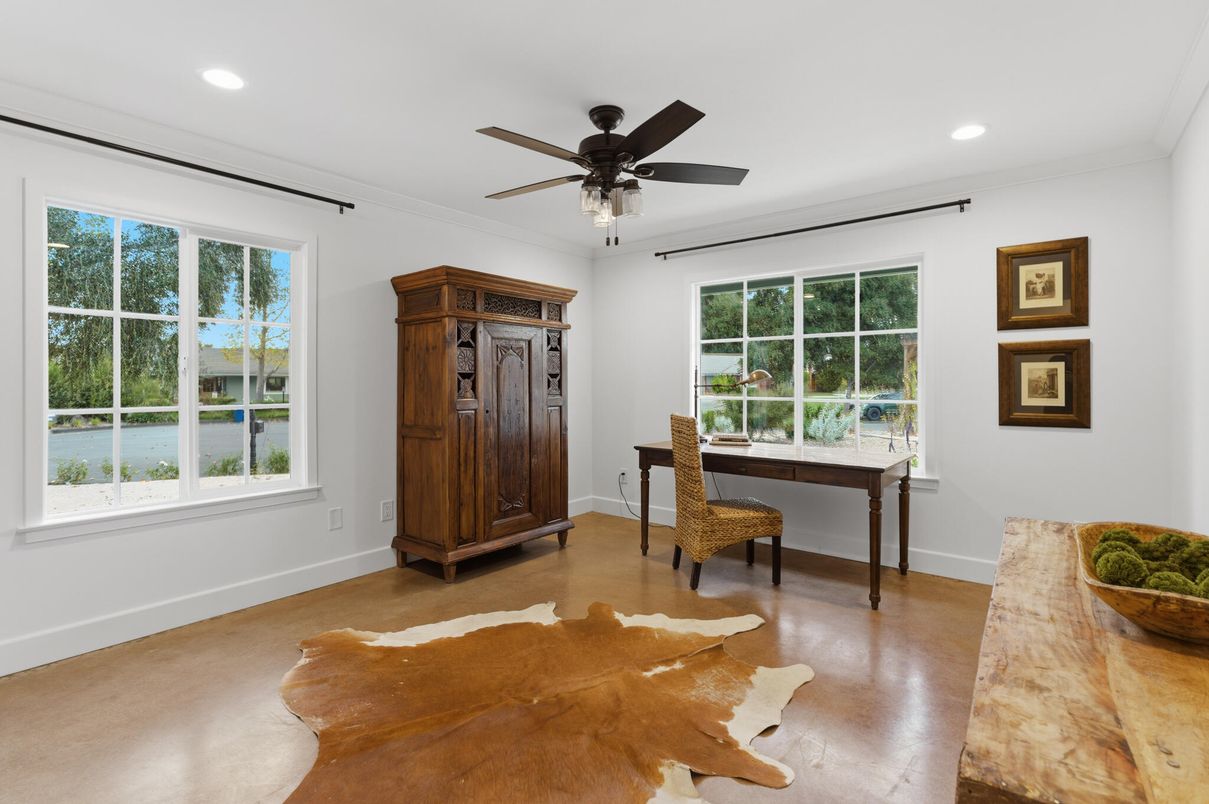 Home Office, Interior, Recessed Lighting