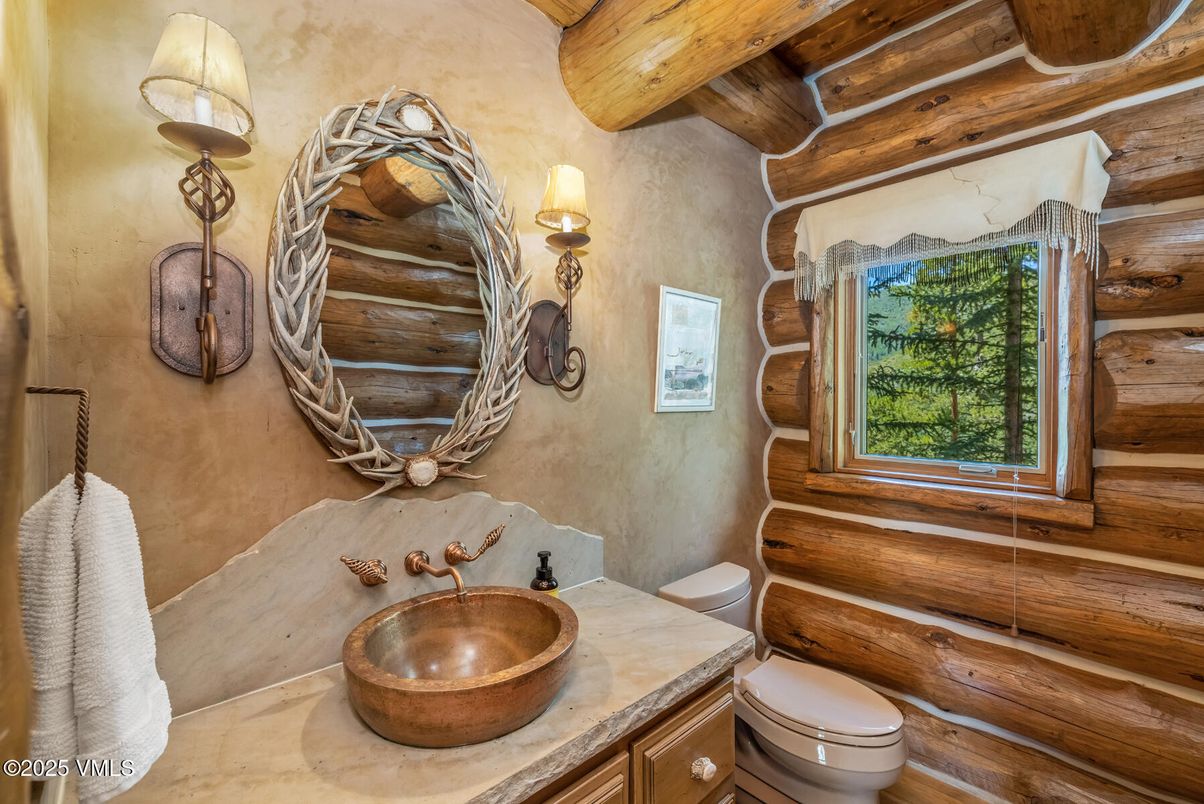 Bathroom, Interior, Wooden Beams, Wooden Ceilings, Wooden Walls