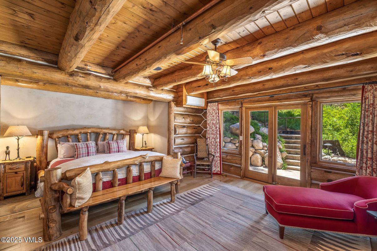 Bedroom, Interior, Wooden Beams, Wooden Ceilings, Wood Texture Flooring, Wooden Walls