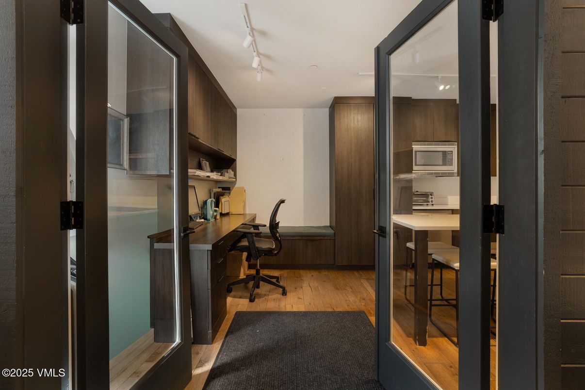 Home Office, Interior, Wood Texture Flooring