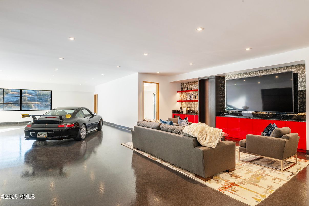 Interior, Living room, Recessed Lighting