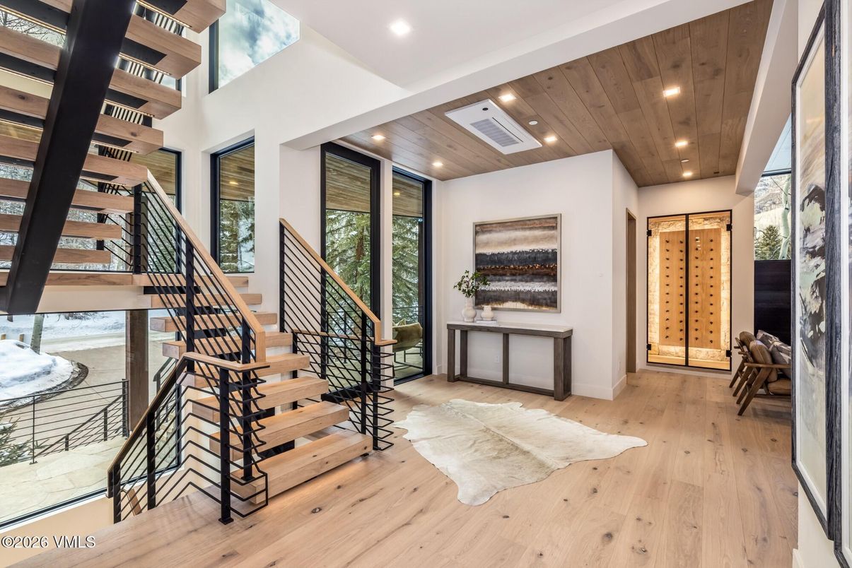 Interior, Recessed Lighting, Wooden Ceilings, Wood Texture Flooring