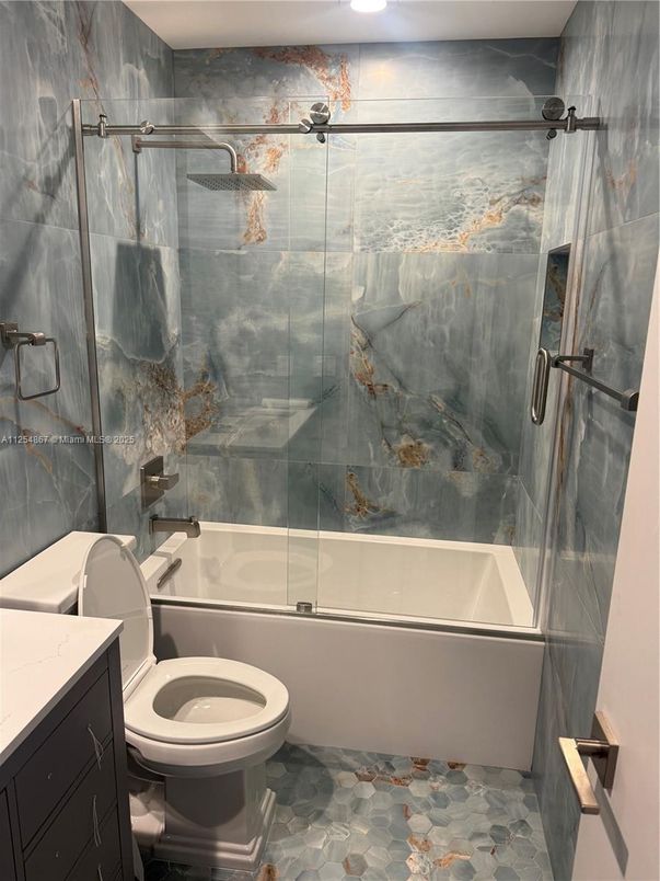 Bathroom, Glass Shower, Interior