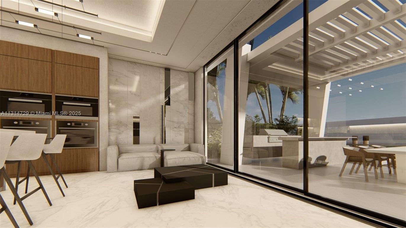 Dining room, Interior, Kitchen, Marble, Stainless Steel Appliances
