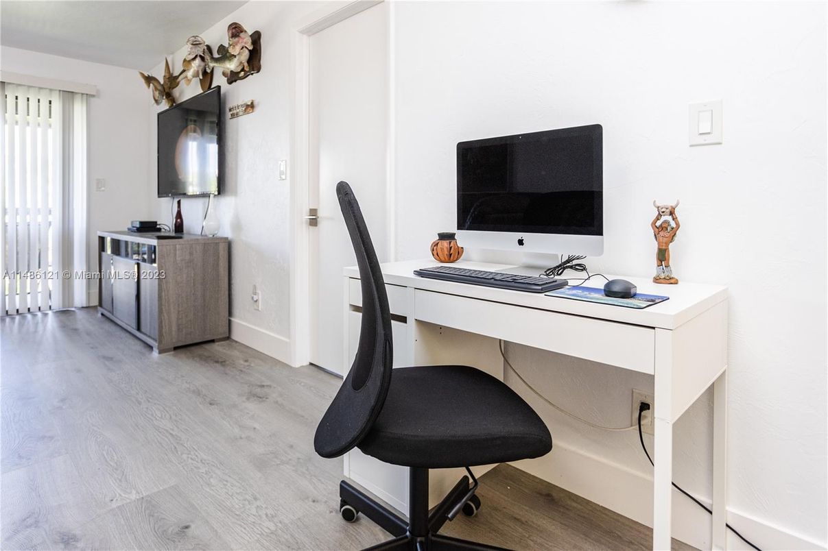 Home Office, Interior, Wood Texture Flooring