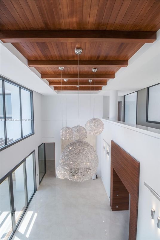 Interior, Pendant Lights, Wooden Beams, Wooden Ceilings