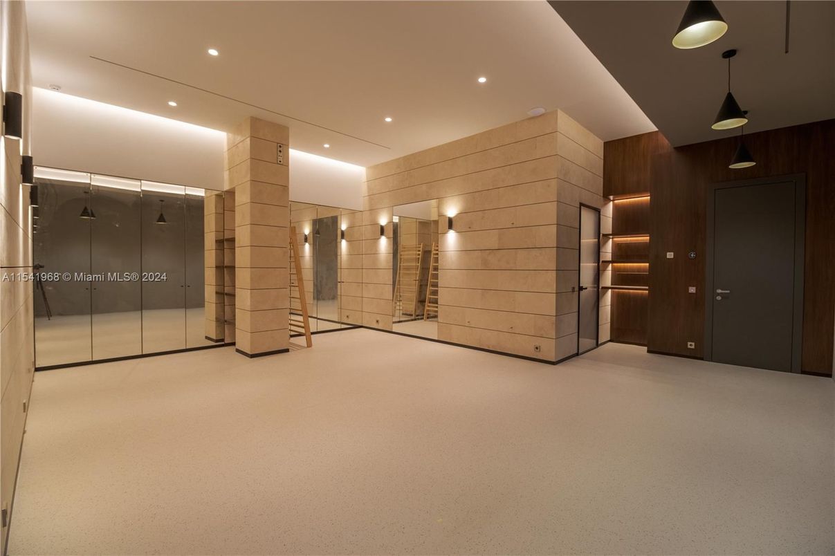 Interior, Recessed Lighting, Wooden Walls