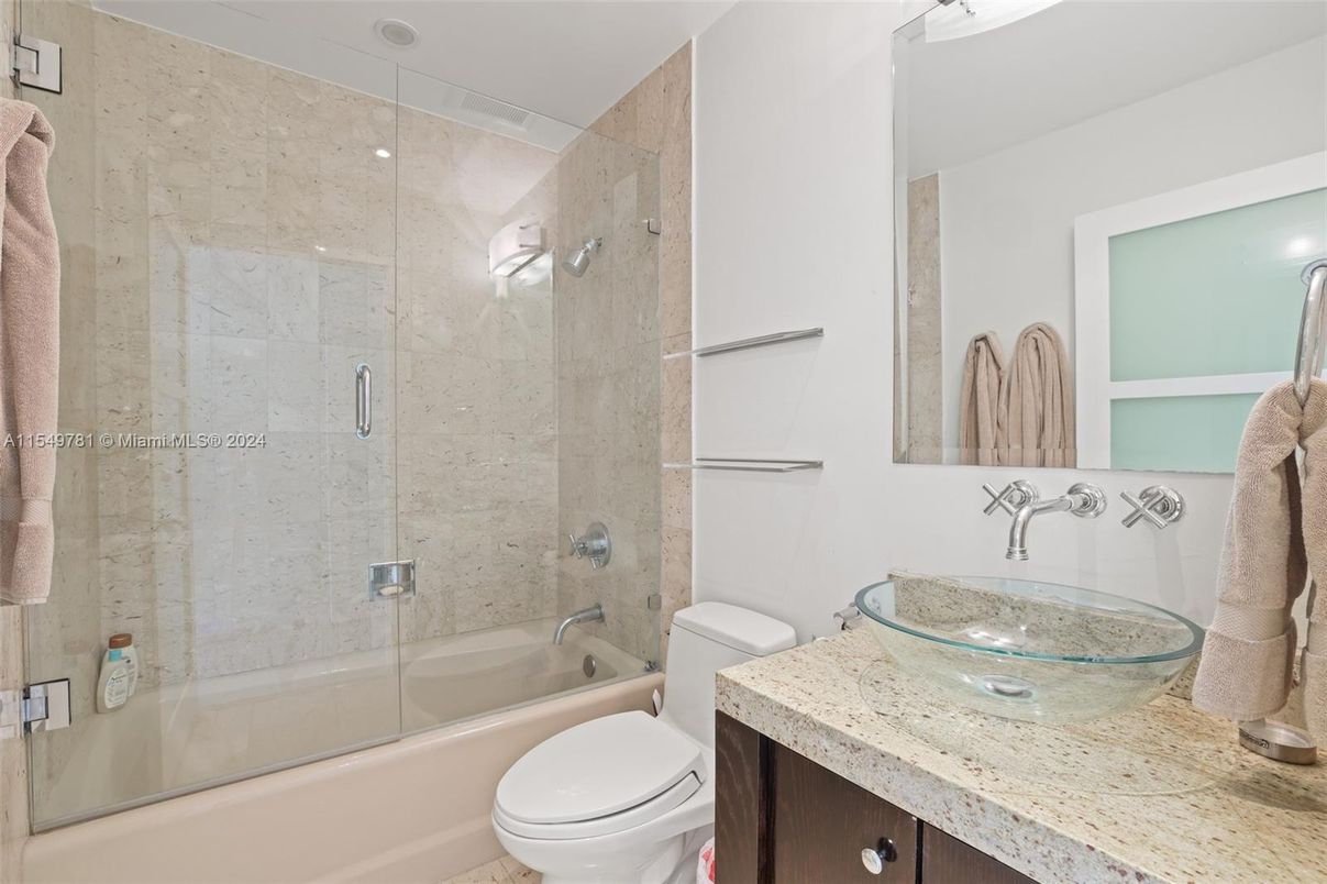 Bathroom, Glass Shower, Interior
