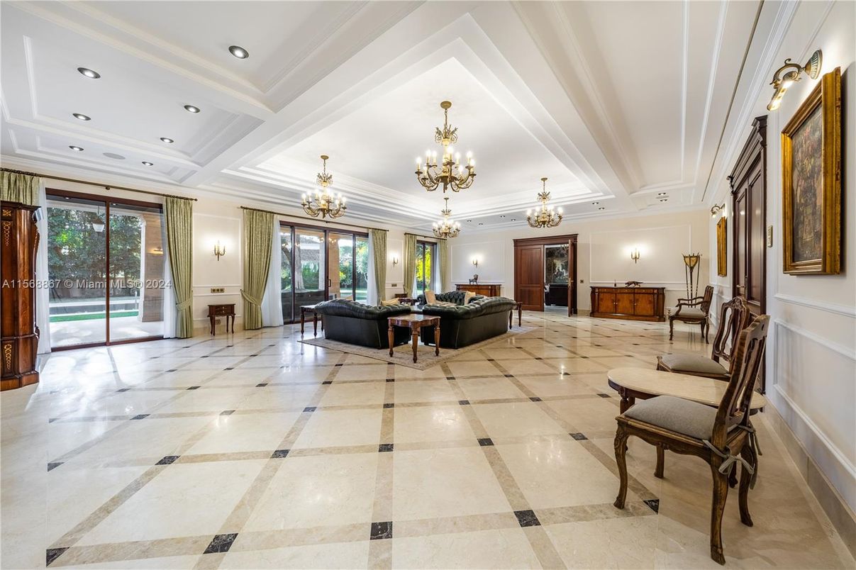 Chandelier, Interior, Living room, Recessed Lighting