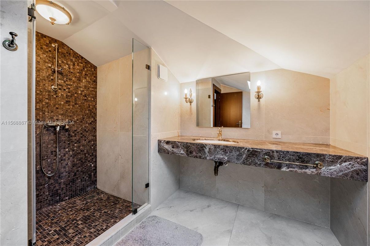 Bathroom, Glass Shower, Interior