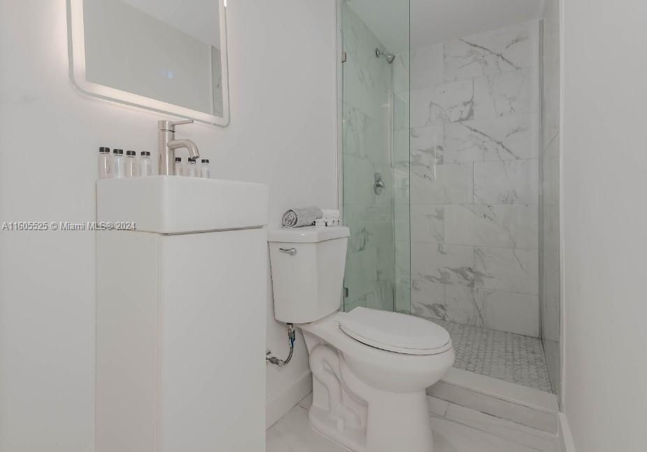 Bathroom, Glass Shower, Interior, Marble, Marble Walls