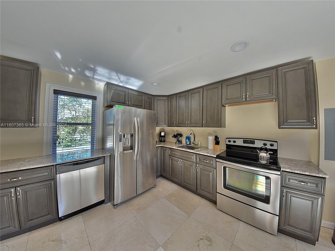 Interior, Kitchen, Recessed Lighting, Stainless Steel Appliances