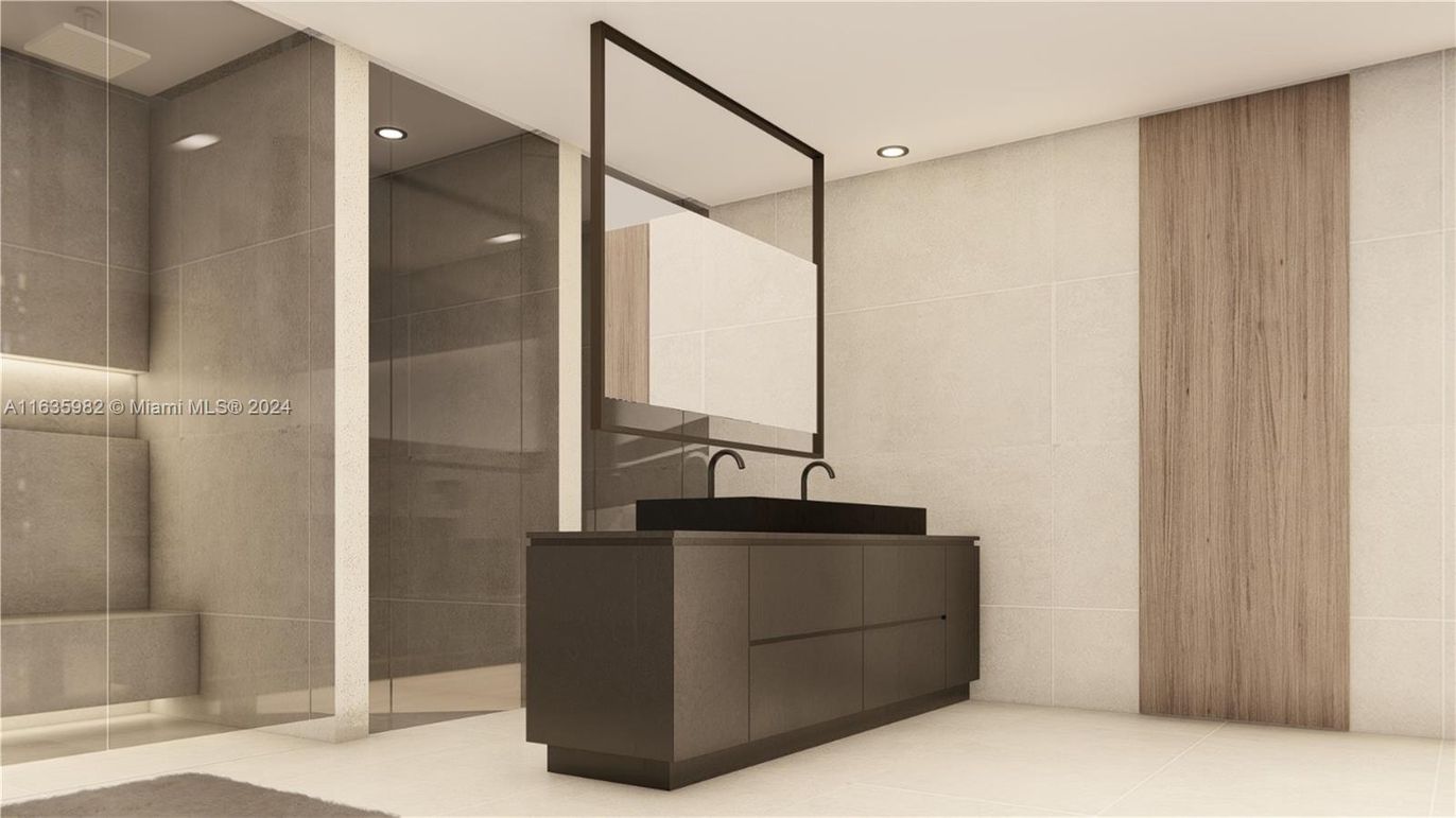Bathroom, Interior, Recessed Lighting