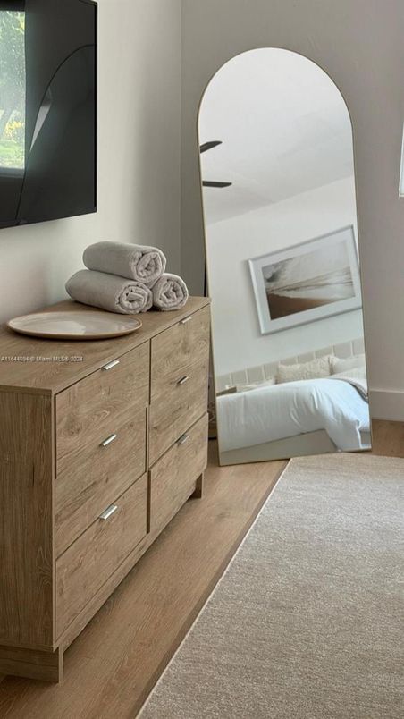 Bedroom, Interior, Wood Texture Flooring